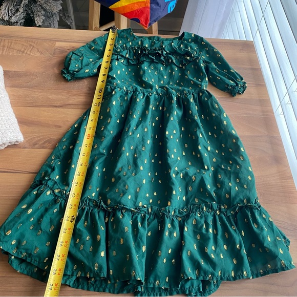 Janie and Jack Green Party dress - Picture 3 of 8